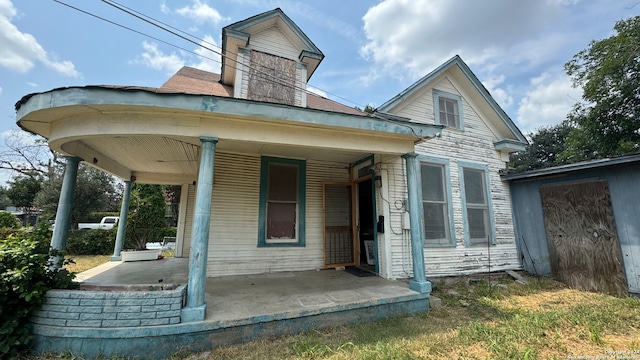 view of back of property