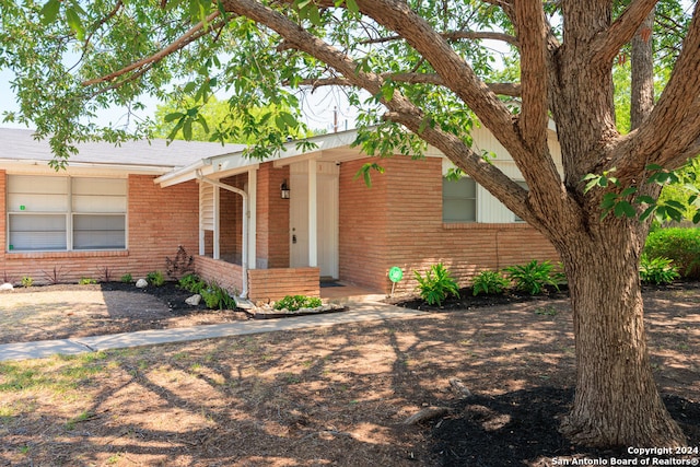 view of front of home