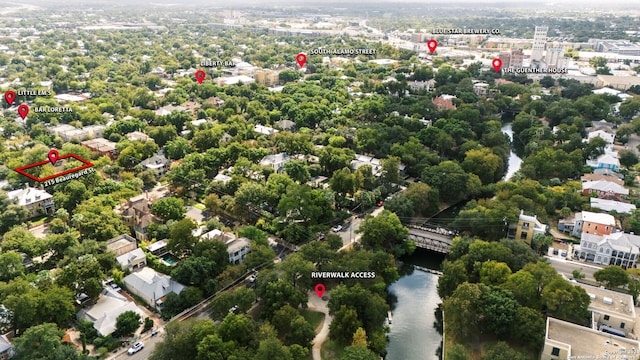 215 Beauregard, San Antonio, TX 78204 - bird's eye view