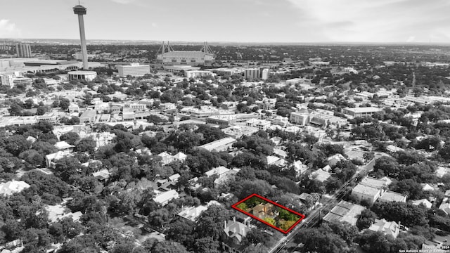 215 Beauregard, San Antonio, TX 78204 - aerial view with a view of city