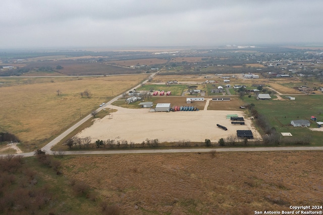 drone / aerial view featuring a rural view