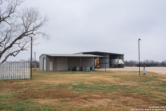 view of outdoor structure featuring a carport