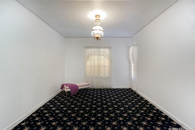 empty room with carpet flooring