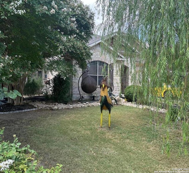 view of yard