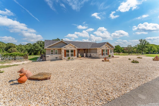 view of ranch-style house