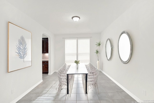 view of dining space