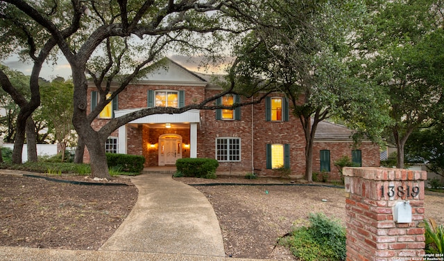 view of front of home