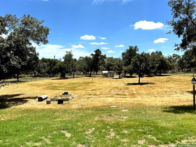 view of landscape featuring a rural view