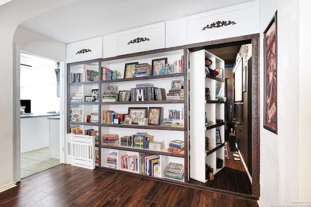 interior space featuring hardwood / wood-style flooring