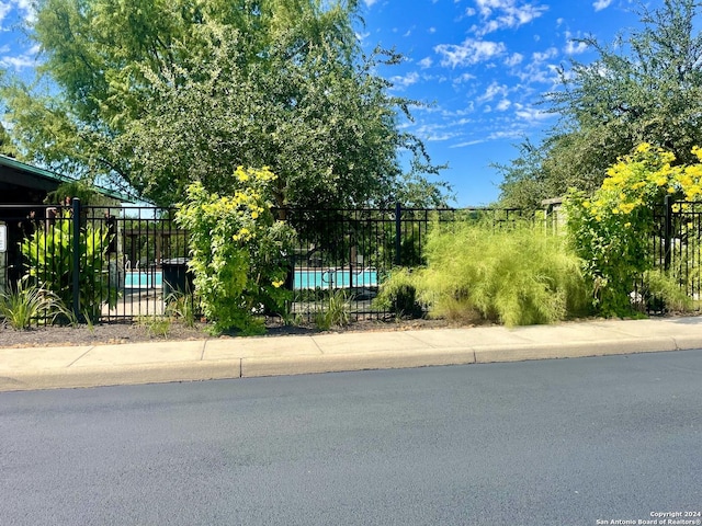 exterior space with sidewalks