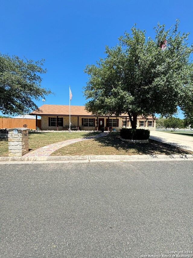 view of ranch-style home