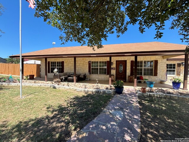 view of ranch-style home