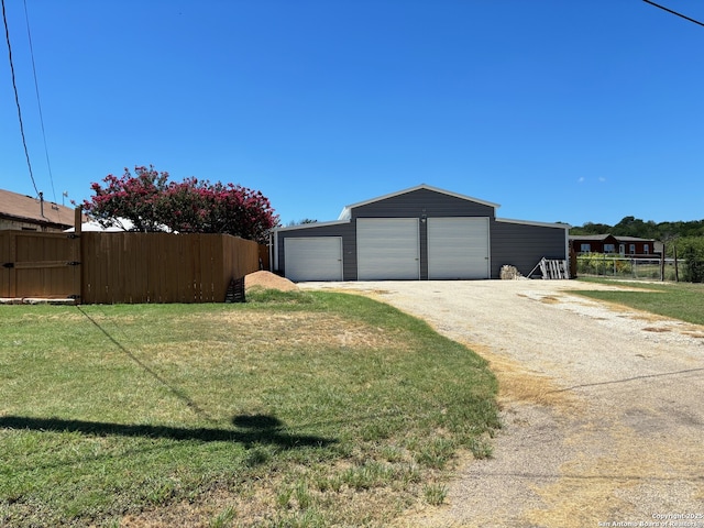 exterior space with fence