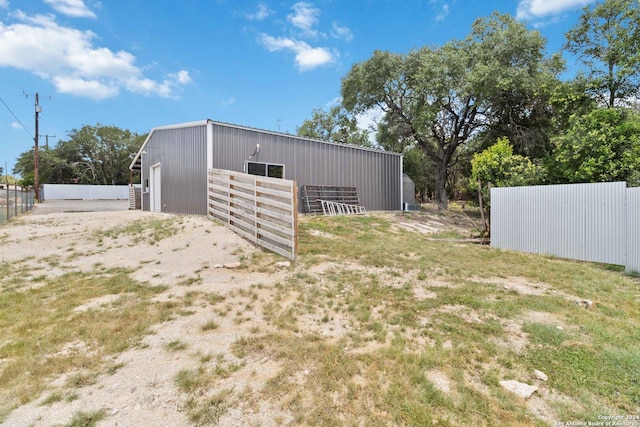 view of outbuilding with an outbuilding