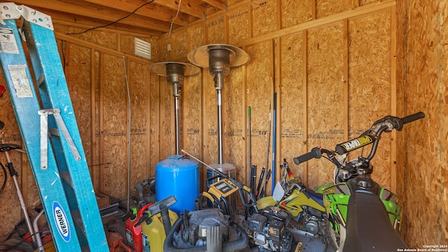 view of storage room