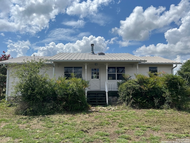 view of rear view of property