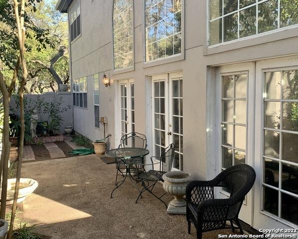 view of patio featuring french doors