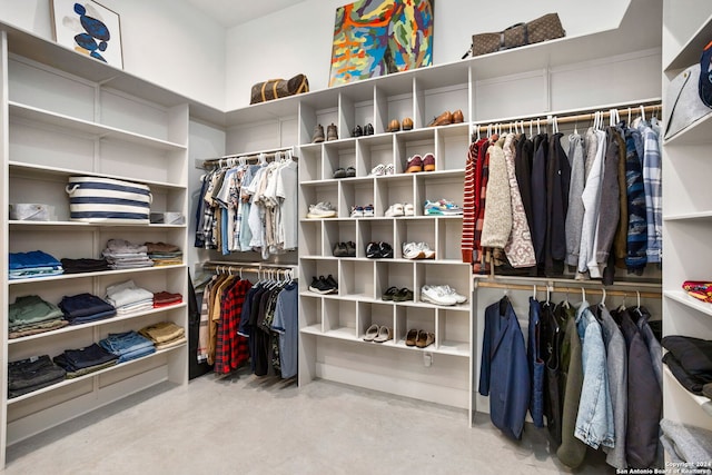 view of spacious closet