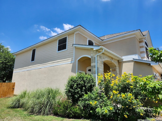 view of side of property