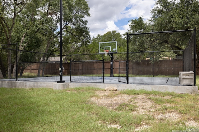 view of sport court