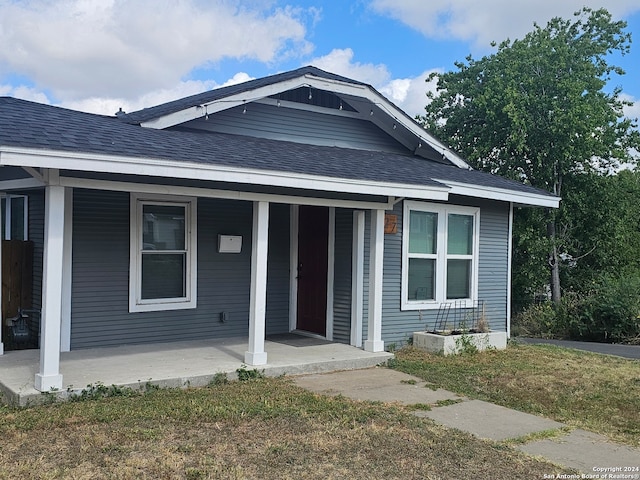 view of front of home