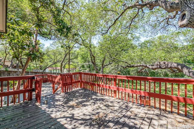 view of deck