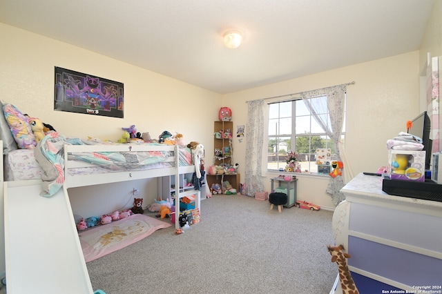 bedroom featuring carpet flooring