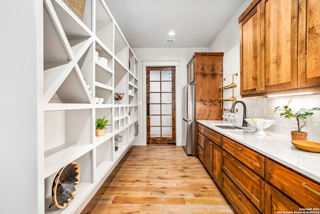 interior space with sink