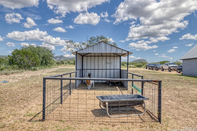 view of outdoor structure