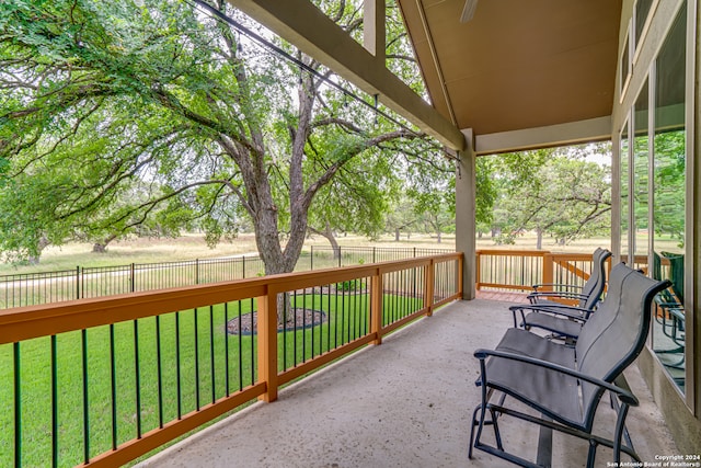 exterior space with a lawn