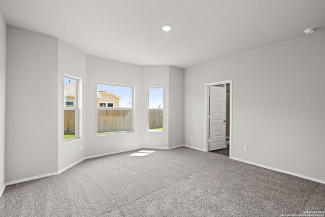 empty room featuring carpet floors