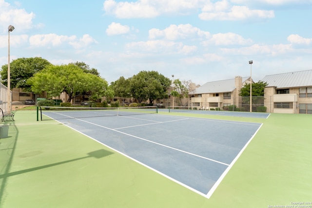 view of sport court