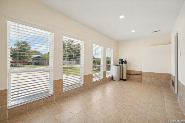 view of tiled empty room