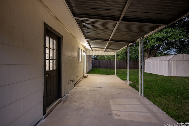 view of patio