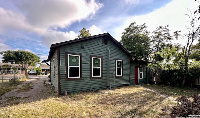 view of rear view of property