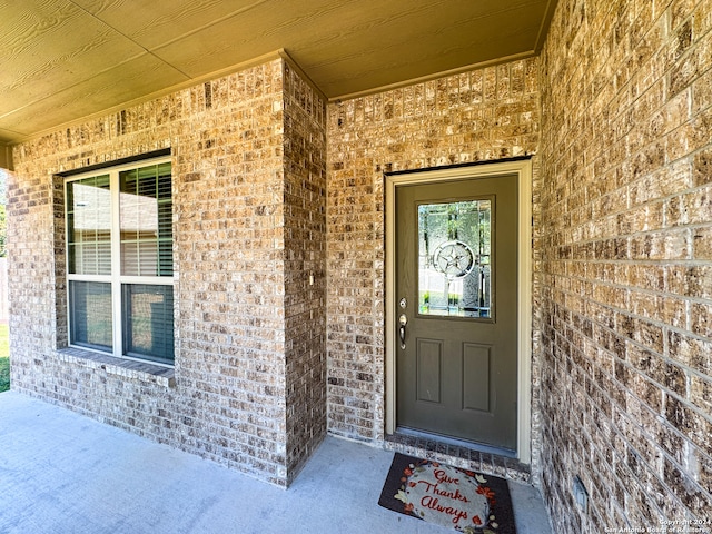 view of entrance to property