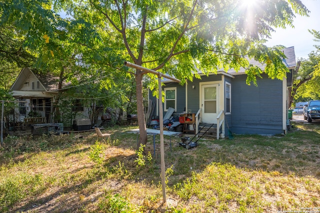 view of rear view of property