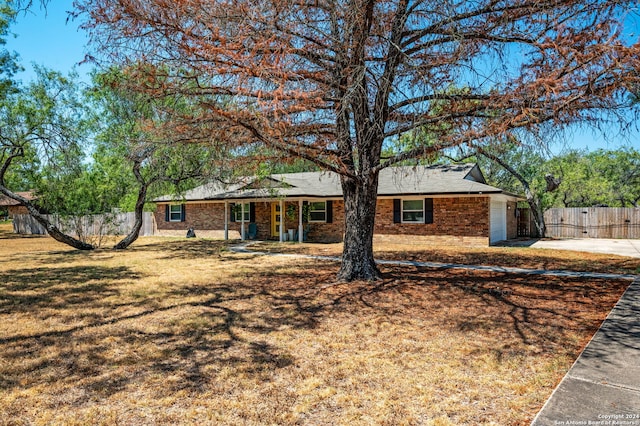 view of ranch-style house