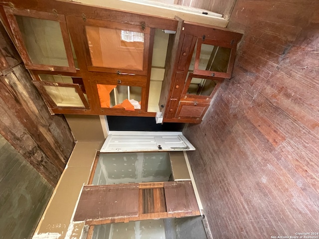 kitchen featuring hardwood / wood-style floors