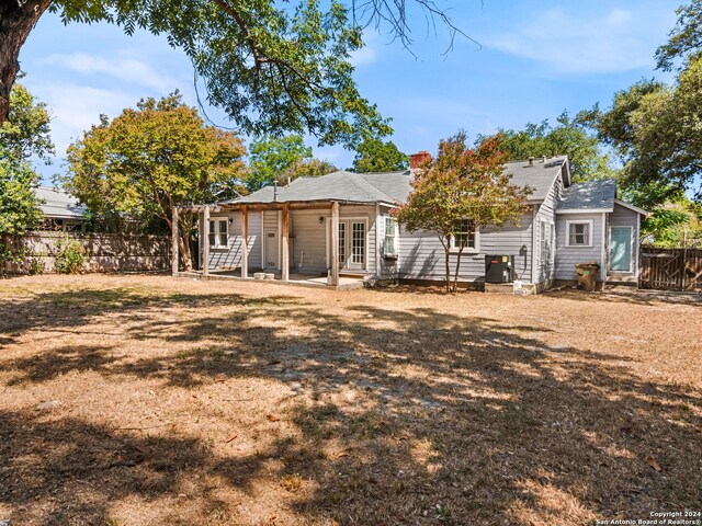 view of back of property