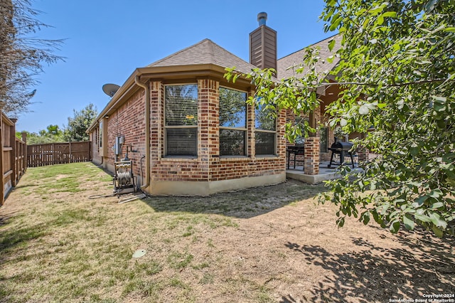 view of rear view of property