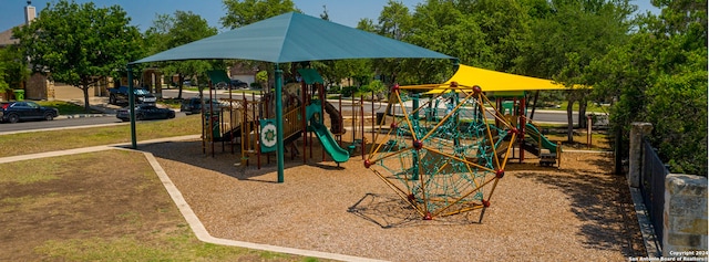 view of play area