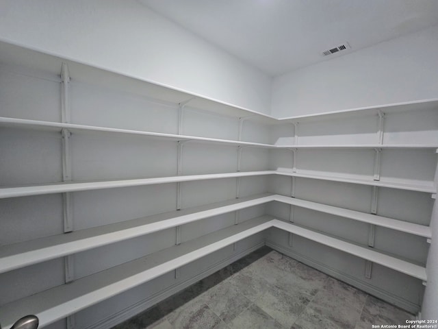 view of pantry