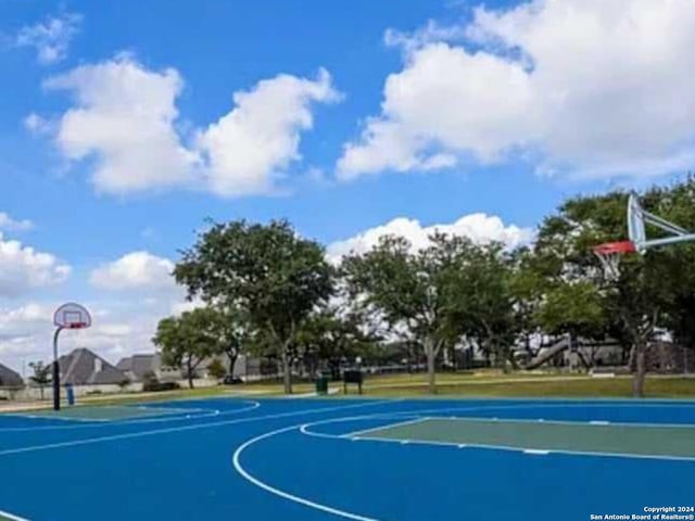 view of basketball court