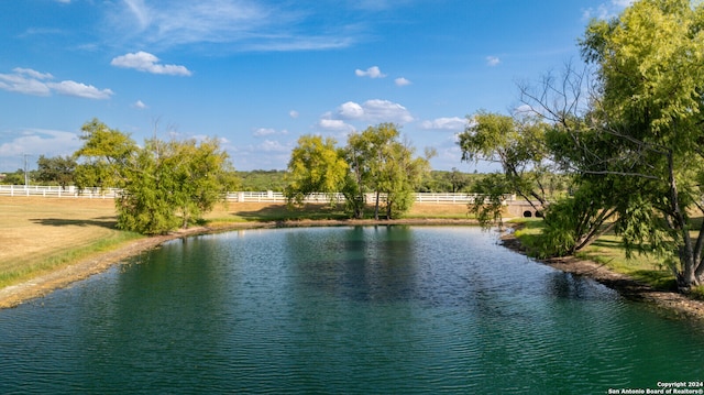 view of water feature