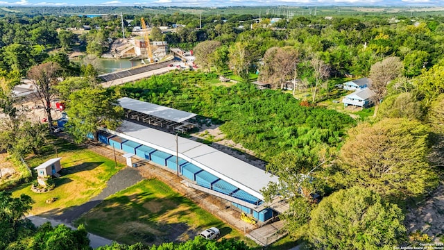 735 Hot Shot Ln, Mcqueeney, TX 78123 - birds eye view of property with a water view