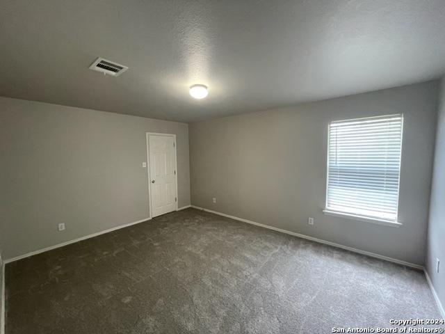 unfurnished room with carpet floors