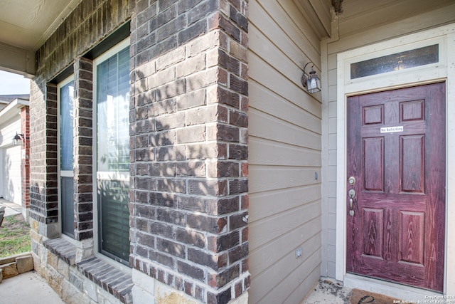 view of entrance to property