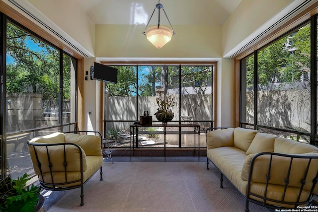 sunroom featuring a healthy amount of sunlight