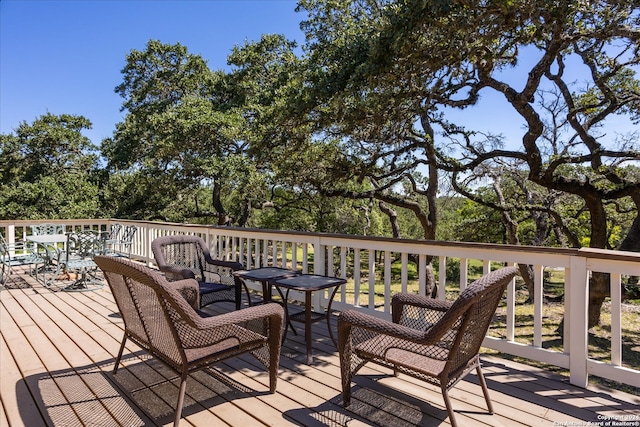 view of deck